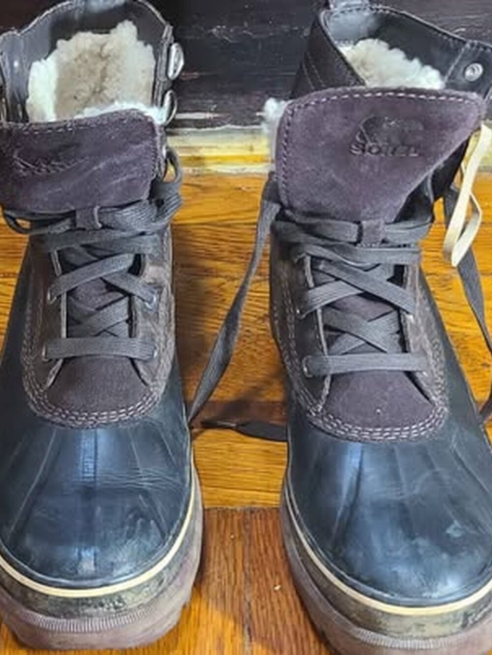 Sorel Brown Leather Winter Boots 10.5